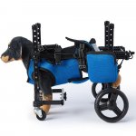 Koer neljarattaline ratastool Prantsuse v&otilde;itlus Teddy s&otilde;ber Katki jalg Puue Treenimine Rehabilitatsioon Abi Astumise abivahend Auto Adjustable pet 3-9kg sinine