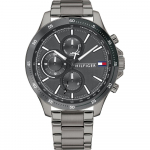 Tommy Hilfiger Bank Hall Metall Meeste Kvartsikell 1791719 hall
