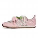 Adidas VS JOG 2.0 811 Manufacturing, Soft Pink Girlish Slip Resistant Low top German Army Trainers Women's Pink Silver KH5558(Team80-) 38
