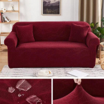 Veekindel elastne diivanikate elutuppa 1/2/3/4 istmega paks polaarfliisist L-kujuline nurgadiivani kate tugitoolikaitse 1 Seater 90-140cm