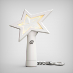 LISA (MUSTROOSA) - AMETLIK VALGUSPULGA V&otilde;tmehoidja (&Uuml;laakna v&otilde;tmehoidja) LIGHT STICK KEYCHAIN