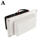 Aksessuaarid DC12V 6W &otilde;hupuhasti v&auml;ljalaskeventilaator must/valge &otilde;hutusava kiirv&auml;ljalaske&otilde;li imemise k&ouml;&ouml;giventilaator matkaautole valge