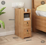 Tammepuidust lukustatav &ouml;&ouml;kapp, Kompaktne kitsas &ouml;&ouml;kapp, Moodne minimalistlik hoiustaja, Kitsa vahega magamistoam&ouml;&ouml;bel