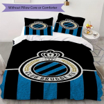 Club Brugge K V Muster Voodipesu komplekt Tekikate Padjap&uuml;&uuml;r Kodu kaunistus S&uuml;nnip&auml;eva kingitus (1 * tekikott + 19 * padjap&uuml;&uuml;r ilma t&auml;idiseta) 135x200cm