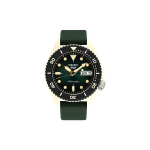Seiko 5 Seeria Spordikella Vabaaja Minimalistlik Paarikell Mehaaniline Liikumine Silikoonrihm Unisex kellad Roheline SRPG73K1 Regular Watch Box,Green Dial