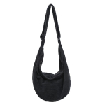 Sametine Vabaaja Kodutute Kott, &Otilde;pilase &Otilde;la Crossbody Kott &Uuml;hev&auml;rviline Naiste Suure Mahutavusega Ostukott Messenger Bag Koolikott 40cmx17cmx33cm punane