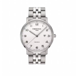 CERTINA Carmen seeria kvartsmehhanismiga 100 meetrit veekindel meeste k&auml;ekell 39mm valge sihver roostevabast terasest korpus roostevabast terasest rihm C035.410.11.012.00 kvarts
