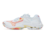 Mizuno Wave Lightning Z8 Naiste Madalad Treeningjalatsid Lava Valge S&uuml;nteetiline Nahk V1GC240030 40.5 white