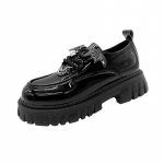 Punk Wind Fashion &Uuml;ksikud kingad S&uuml;gis Uus Devil Bat Wings Gooti naiste kingad Paksu p&otilde;hjaga veekindel platvorm metallkett 35