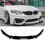 BMW F80 M3 F82 F83 M4 2015-2020 auto esikaitseraua spoiler alune huul kerekomplekti eraldaja kaitse Must stiil esihuule fitti Glossy black