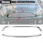 Kvaliteetne esiosa keskmise iluv&otilde;re liist Auto tarvikud Sobib BMW MINI R55 R56 R57 2007-2015 51132751040,51112751624,51117317264 Chrome-Trim Strips