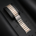 Magnetiline Titaan+Silikoonrihm Apple Watch Ultra 3 2 49mm 46mm 45mm 44mm jaoks Luksuslik Rihm Series 11 10 9 8 7 6 SE jaoks K&auml;ev&otilde;ru 49mm(Ultra 1 2)&L(175mm)
