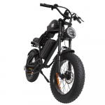 20'' T&auml;iskallutuseline elektriline m&auml;giratas t&auml;iskasvanutele, 500W mootor, max 25 km/h, 15,6 Ah aku maastikule, lumme ja liiva must