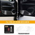 Volvo XC90 2015-2019 jaoks L&auml;bipaistev TPU Auto Ukse L&ouml;&ouml;gikaitse Kile Sisemise Serva Kaitsekile Esimese ja Tagumise Ukse K&uuml;ljapaneeli Kaitsepadi