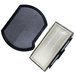 Kahekomponentne filtrikomplekt Bosch BGC41X36/01 Series 6 kotita tolmuimejale: tolmukoguri filter ja H13 HEPA-filter gray