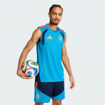 Adidas Hispaania T-s&auml;rgid Meeste T&uuml;rkiissinine Sinine &Uuml;mmargune kaelus M&otilde;&otilde;dukas Muu L