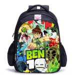 Ben10 Teismeline H&auml;kker Klassikaline Must Koolikott Poistele V&auml;hendab Koormust Seljakott Algkooli &Otilde;pilaste Igap&auml;evane Koolikott black-medium