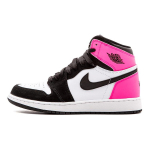 Jordan Air Jordan 1 Retro Valentinip&auml;ev Nahast K&otilde;rgeks L&otilde;ikega Korvpallijalatsid Must Roosa Unisex 881426-009 37.5 black