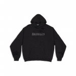 Balenciaga M&uuml;tsid Rikutud &Uuml;lem&otilde;&otilde;duline Kapuutsiga Jakk 659403TKVB61781 One Size 1 must