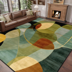 Kaasaegne kerge luksuslik elutoa vaip V&auml;rviplokkide kaunistus Kodu Suure pindalaga libisemiskindlad vaibad 200x300 Kohvilaudade magamistoa matid 160cm x 230cm