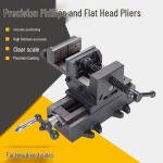 T&ouml;&ouml;stuslik Ristliugukruustang, Kahesuunaliselt Liigutatav Lauakruustang, 3 & 4 T&ouml;&ouml;pingi Puuripink Kinnitus 4-inch Standard Cross-slide Vise