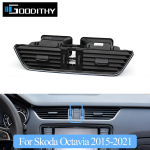 Auto armatuurlaud Esimene keskmine konditsioneeri v&auml;ljalaskeava AC-&otilde;huv&otilde;re komplekt Skoda Octavia 2015-2021 jaoks 5E0820951CZLL gray