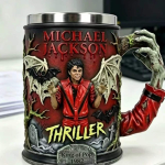 Loominguline Michael Jacksoni &otilde;llekruus 304 roostevabast terasest vaikustang Unique Kingitus f&auml;nnidele 300ml