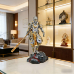 Sun Wukongi kuju Ahvikuninga figuur, V&otilde;itleva Buddha skulptuur kodu-kontori laua kaunistuseks, Hiina Feng Shui ornament