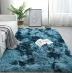 11/161/111CM Vaibad &Uuml;lipehme Kohev Palusvaip Gradiendiv&auml;rvi Karvane Suur Kohev Vaip P&otilde;randamatt Elutoa Magamistoa 160X230CM sinine