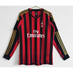 AC Milan 2013-14 Kodus&auml;rk L&uuml;hikeste varrukatega Retro Jalgpallis&auml;rk 22 Kaka Balotelli Klassikaline F&auml;nnis&auml;rk XL