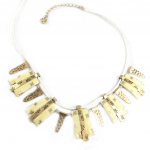 Les Tr&eacute;sors De Lily [D9089] &ndash; disainerkaelakee  Tribal Beauty  valge kuld kuld