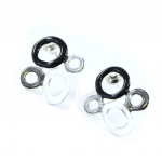 NOA [H8849] &ndash; Designer Loops 'Les Acidul&eacute;s' must valge must