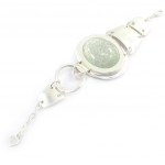 Dolce Vita [K2644] - Bracelet Cr&eacute;ateur 'Cr&eacute;ativit&eacute;' blanc argent&eacute; valge