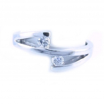 Bague Argent 'C&acirc;lin' 52 h&otilde;be