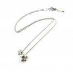 Les Tr&eacute;sors De Lily [N7069] &ndash; h&otilde;behall 'Stars' terasest kaelakee h&otilde;be