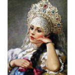 5D DIY Teemantmaal Lady Teemantmaal Ristpistes Rhinestone Mosaiic 20X30CM