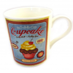 Les Tr&eacute;sors De Lily [M3190] - Mug 'Vintage Design' cupcakes sinine