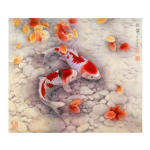 T&auml;ielik 5D Teemantmaaling Karpkala illustratsioon Tikand Ristpistes Kodukaunistus K&auml;sitsi valmistatud kingitus 25x30cm