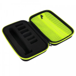 S&auml;ilitus&uuml;mbris Philipsi pardlile, EVA kaasaskantav &uuml;mbris Elektriline trimmer, pardel, kaitsev reisikohver black&iridescent