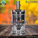 Roostevabast terasest kroomitud samovar Multikeetja teekannu soojendaja t&uuml;rgi samovar Teekannu teepliit t&uuml;rgi samovar Tee infusioonid Teepaar