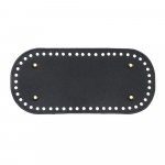 Osad DIY k&auml;sitsi valmistatud p&otilde;hi 52 auguga Koti tarvikud PU nahast pikk koti p&otilde;hi silmkoelise koti jaoks 22x10CM