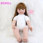 BZDOLL 60 cm pehmest silikoonist taass&uuml;ndinud v&auml;ikelapse t&uuml;drukule beebinukk ilma riieteta Elutruu 24-tolline printsess beebide magamamineku m&auml;nguasi Armas s&uuml;nnip&auml;evakingitus Doll without Clothes
