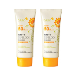 DABO valge p&auml;ikesekaitsekreem SPF50 PA+++ (70 ml 2,37 Fl. oz.) P&auml;ikesekaitse, UV-kaitse (Paketi uuendamine) 2EA white