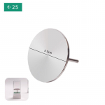 Vahetatav &uuml;mmargune lihvimispaber, pedik&uuml;&uuml;r jalahooldusvahendid, k&uuml;&uuml;nepuurid 25mm Steel shaft