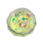Nail Art 1 Box Glitter Flake K&uuml;&uuml;ned Helendavad k&uuml;&uuml;ne litrid Naiste Fluorestseeruvad k&uuml;&uuml;nte aksessuaarid Kunstkaunistus manik&uuml;&uuml;r koduseks kasutamiseks 6