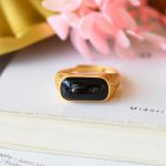 Bella Box ovaalse kujuga roos must kuupmeetrist tsirkooniumoksiidist naiste s&otilde;rmused Luksuslikud naiste ehted peoks Parim ema kingitus Briljantsed s&otilde;rmused Adjustable Opening