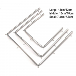 3pcs/5pcs/9pcs Dental Rubber Dam Latex Frame Teeth Whitening Mouth opener Tool Stainless Steel 10CM/12CM/7.3CM for selection 3 pieces small