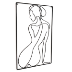 Les Tr&eacute;sors De Lily [A3700] - Metallist kaunistus  Arty  must - 45x35 cm (naise siluett) must