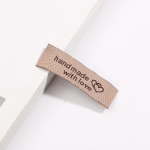 20tk/partii 50x15mm kootud tr&uuml;kitud sildid R&otilde;ivad R&otilde;ivaste tarvikute etikett DIY Sildid K&auml;sit&ouml;&ouml; &otilde;mblustarvikud pruun