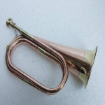 Copper Bugle USA s&otilde;jav&auml;e ratsav&auml;e sarv | Boy Scout Bugle | Armee s&otilde;jalised messingist pungad | Muusikariistad ja kodusisustus Klassikalises stiilis retrosarv